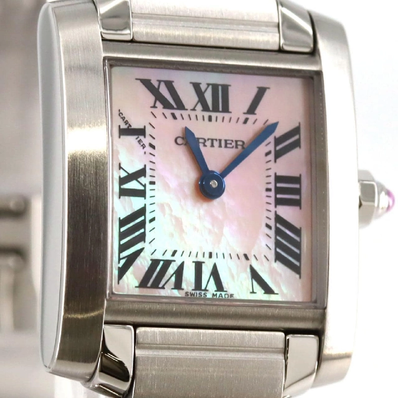 Cartier Tank Française SM W51028Q3 SS Quartz - Hàng hiệu Authentic 876477