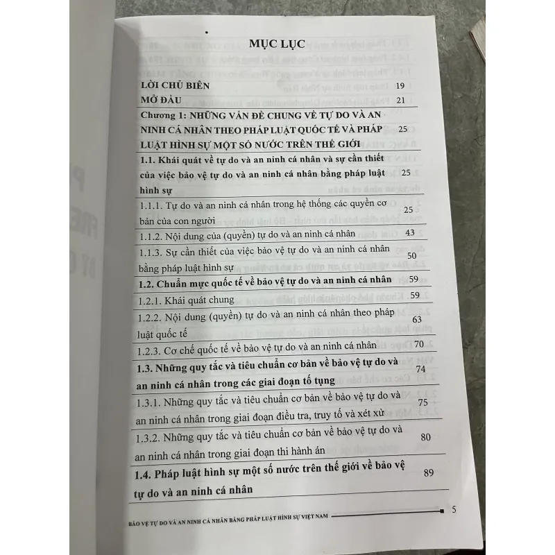 BẢO VỆ TỰ DO VÀ AN NINH CÁ NHÂN BẰNG PHÁP LUẬT HÌNH SỰ VIỆT NAM - TRỊNH TIẾN VIỆT 795462