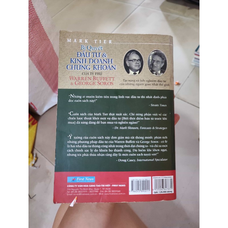 Bí quyết đầu tư và Kinh doanh chứng khoán của tỷ phú Warren Buffett và George Soros 43811