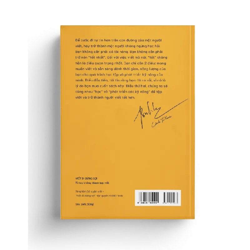 Viết Đi Đừng Sợ! Từ Tay Không Thành Tay Viết (Tặng Kèm Sổ Luyện Viết) - Linh Phan 690853