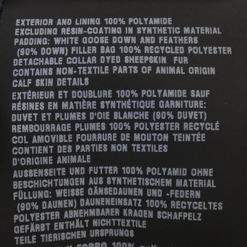 Áo khoác lông vũ PRADA với logo hình tam giác 290796 R212 AR0 - Hàng hiệu Chính hãng 818287