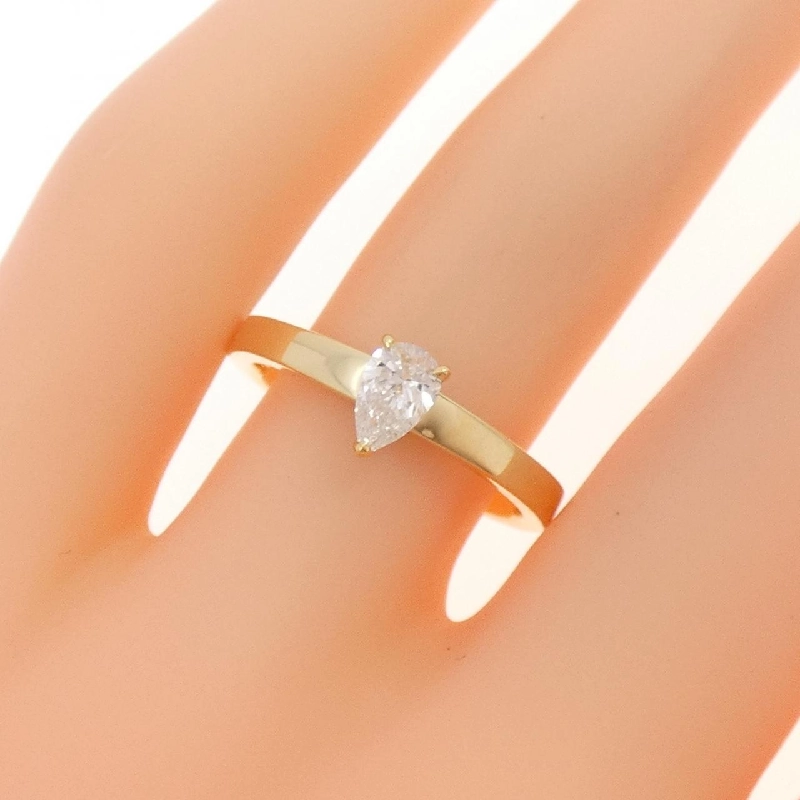 Nhẫn kim cương K18YG 0.30CT 671363