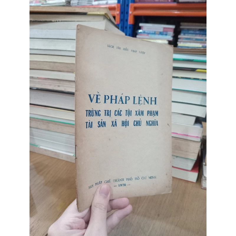 Về pháp lệnh trừng trị các tội xâm phạm tài sản xã hội chủ nghĩa 735241