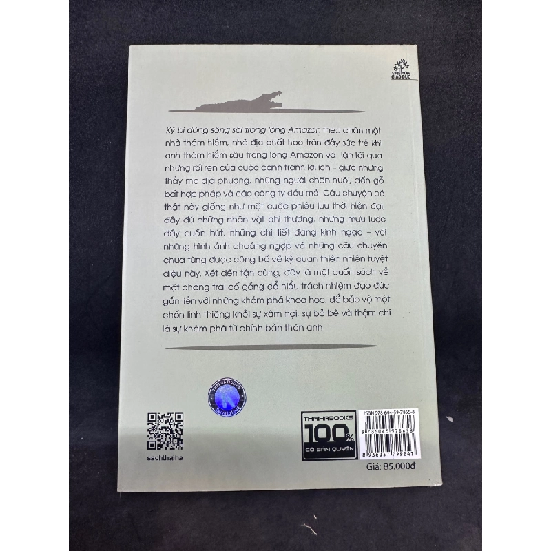 [Phiên Chợ Sách Cũ] Kỳ Bí Dòng Sông Sôi Trong Lòng Amazon - Tedbooks - Andres Ruzo, (Ố Nhẹ), 2017 1503 411321