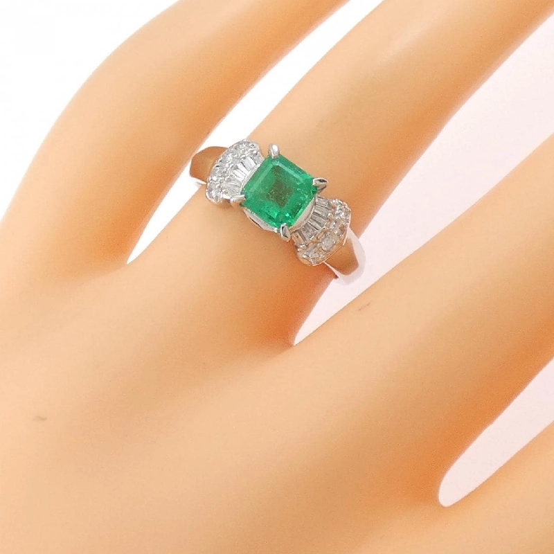 Nhẫn Emerald PT900 0.81CT - Hàng hiệu Chính hãng 849181