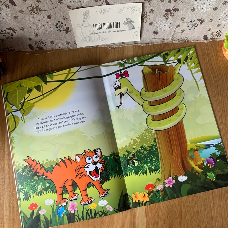 Sách tranh tiếng anh TC Gets Jungle Smart, Used, Picture Book For Kids 446680
