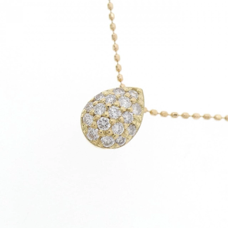 K18YG Pave Diamond Necklace 0.23CT - Hàng hiệu Chính hãng 863438