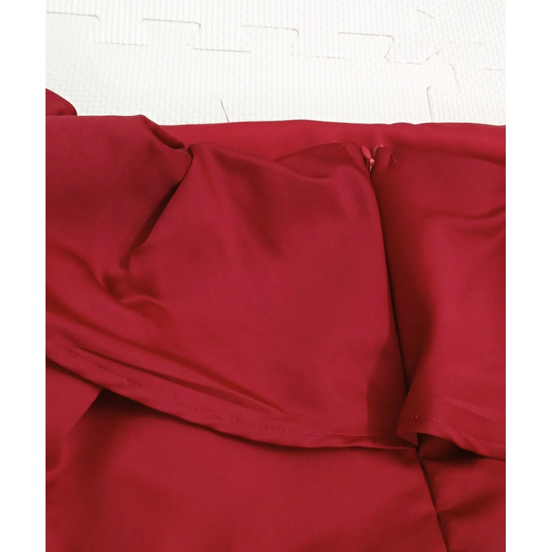 Váy trễ vai - đỏ sẫm 305667