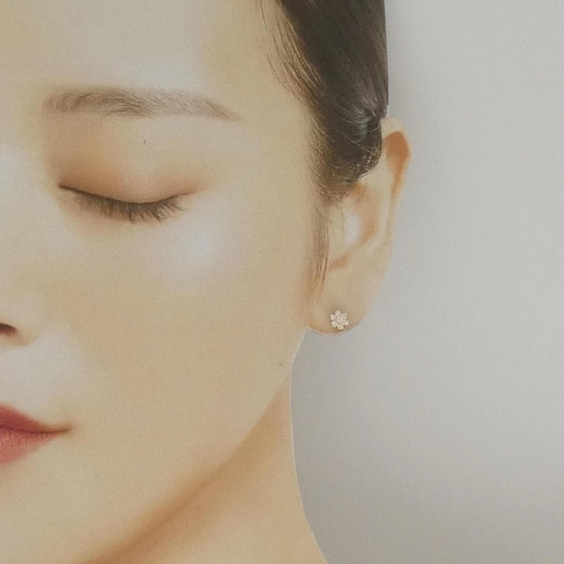 K18YG Bông tai kim cương 0.30CT - Hàng hiệu Chính hãng 866935