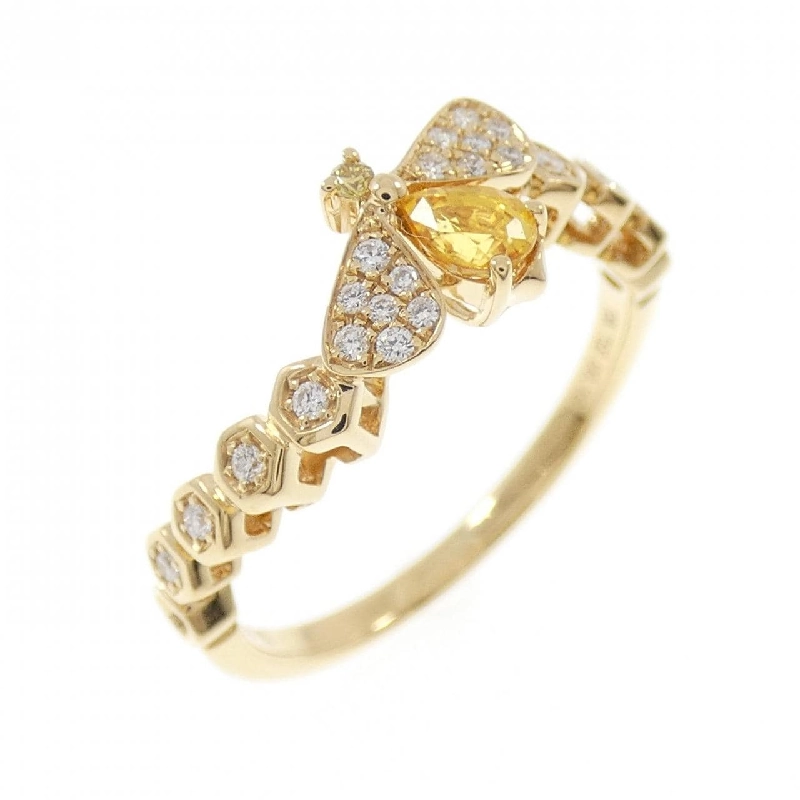 Nhẫn Sapphire 750YG 0.22CT 669873