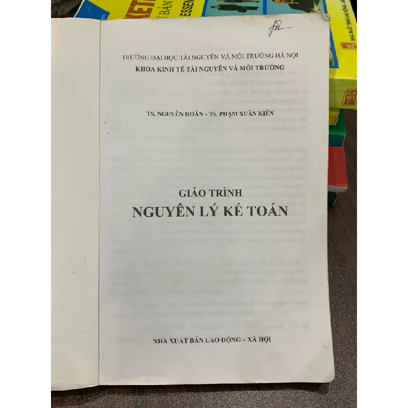 Giáo trình Nguyên lý kế toán – Bộ GD&ĐT 554567
