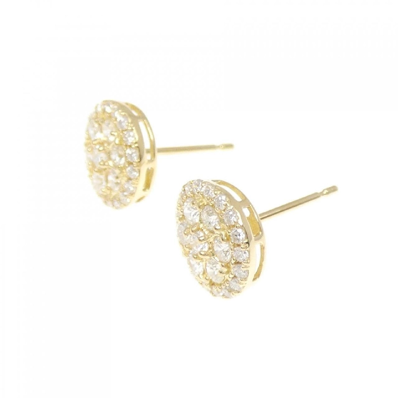 K18YG Bông tai kim cương 0.60CT - Hàng hiệu Chính hãng 870346