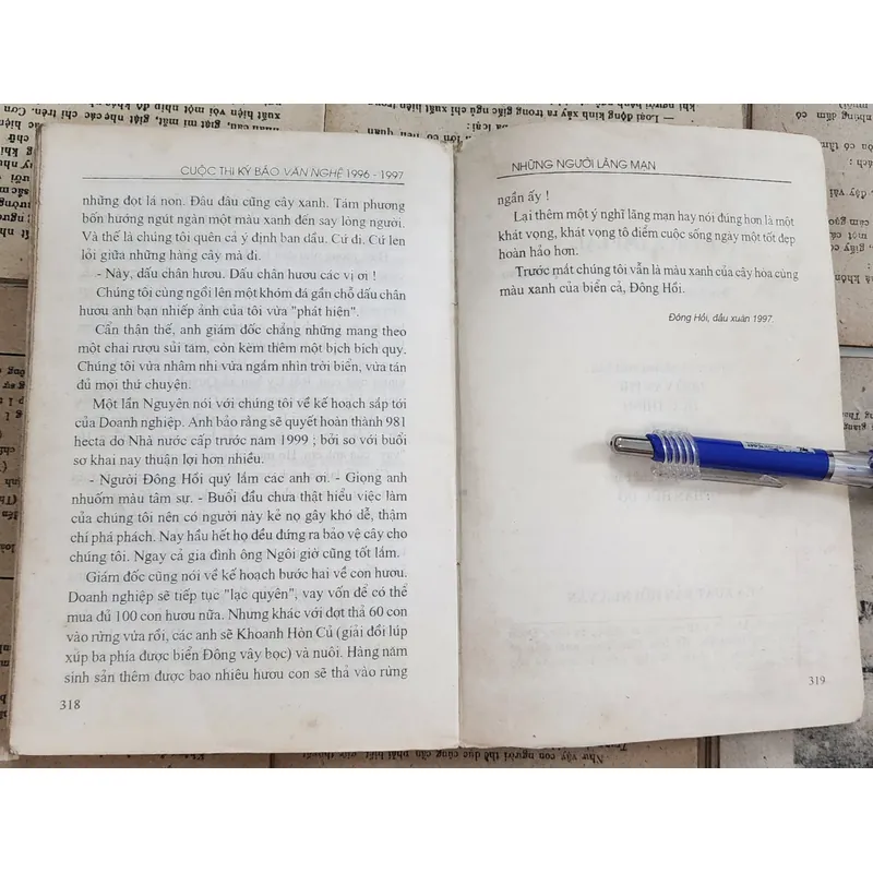 Bút ký - phóng sự được  giải (1996-1997) 726038