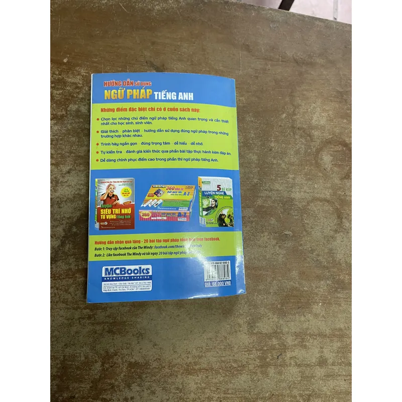 COMBO NGỮ PHÁP TIẾNG ANH CĂN BẢN- HƯỚNG DẪN SỬ DỤNG NGỮ PHÁP TIẾNG ANH- The WINDY 602095