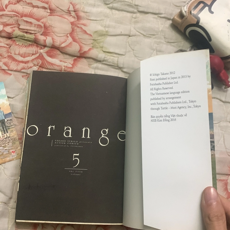 Truyện Tranh Orange (Lá thư từ tương lai) Tập 5 kèm Bookmarks  359952