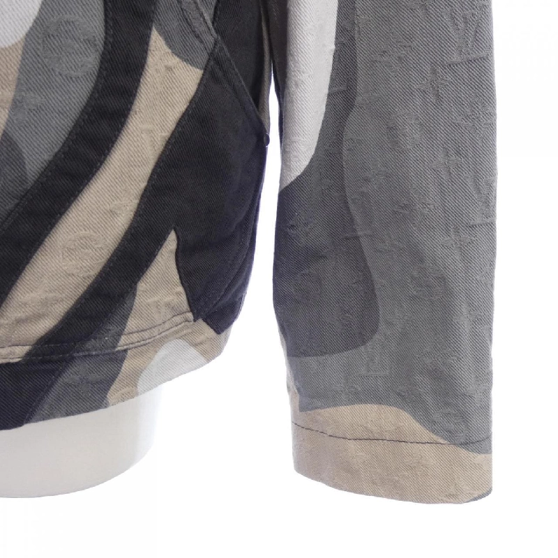 Áo khoác denim patchwork đặt làm theo yêu cầu LOUIS VUITTON HPA87WCKL - Hàng hiệu Authentic 886835