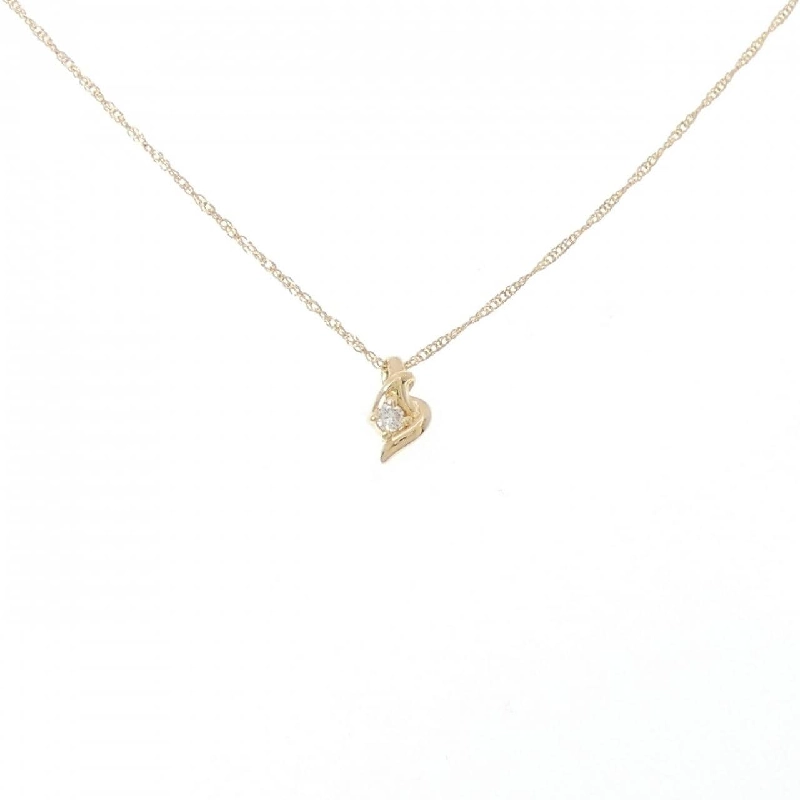 K18YG Dây chuyền kim cương 0.05CT - Hàng hiệu Chính hãng 860590