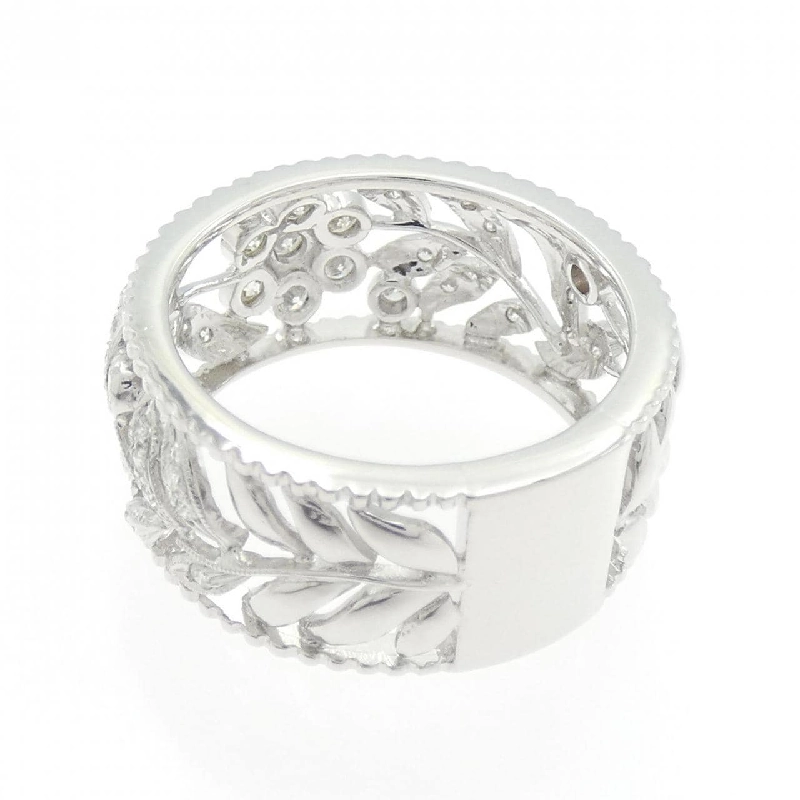 Nhẫn kim cương hoa K18WG 0.44CT 669503