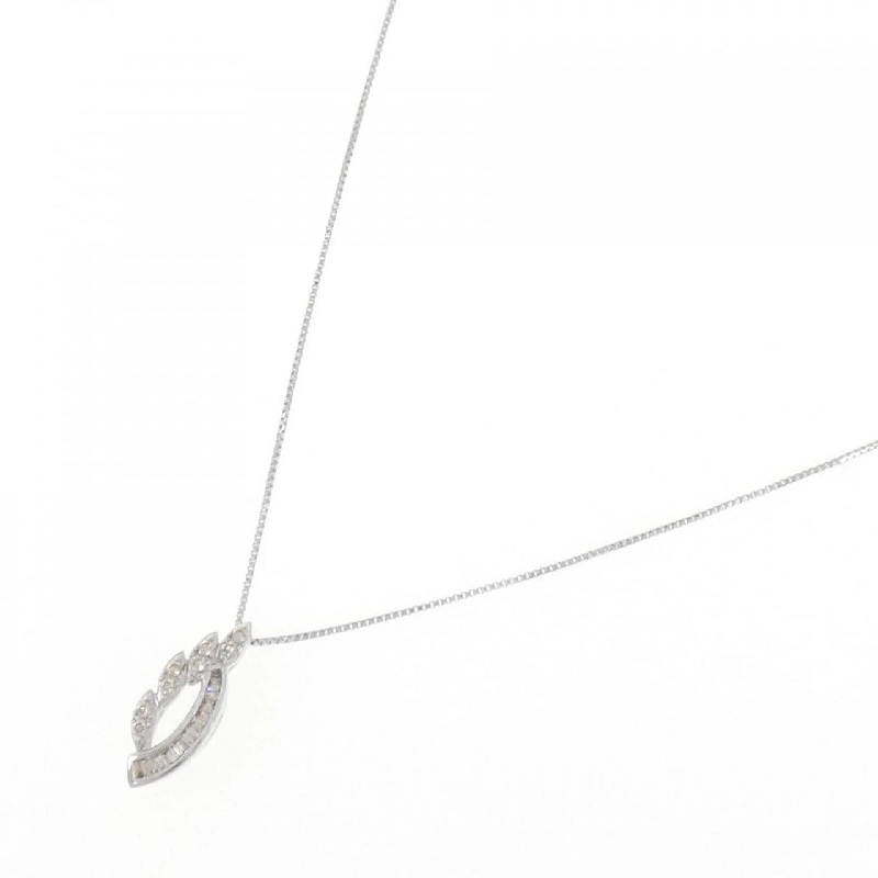 Dây chuyền kim cương K18WG 0.13CT - Hàng hiệu Chính hãng 868256