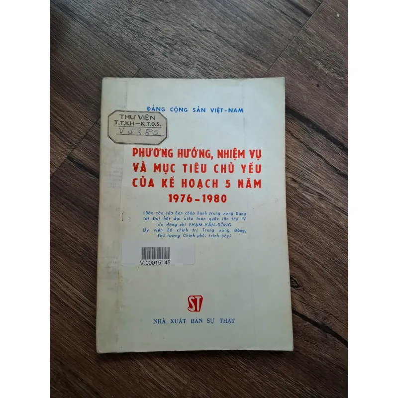 Phương Hướng, Nhiệm Vụ Và Mục Tiêu Chủ Yếu Của Kế Hoạch 5 Năm 1976-1980 - Phạm Văn Đồng 715925
