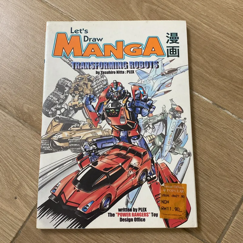 Sách Lets draw Manga Transforming robots  590823