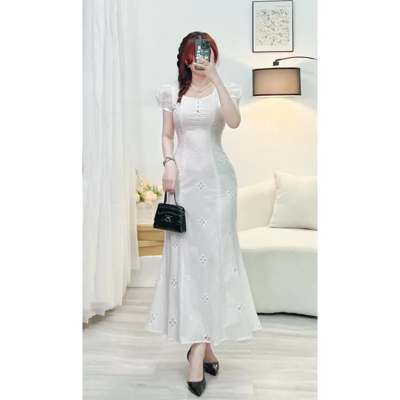 Trang phục công sở vest nữ tay dài màu xám kẻ sọc nhạt 715976