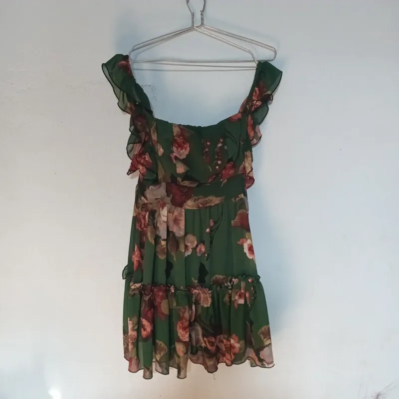 Đầm xòe voan hở lưng 720791