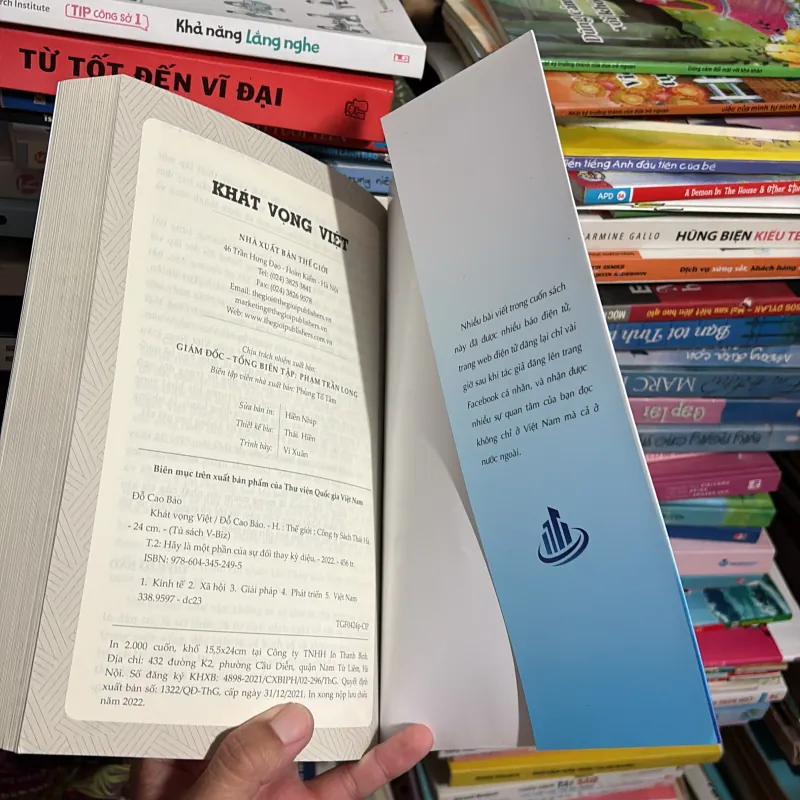 II Khát Vọng Việt _ Hãy Là Một Phần Của Sự Đổi Thay Kỳ Diệu (Quyển 2) - Đỗ Cao Bảo - 2022 779182