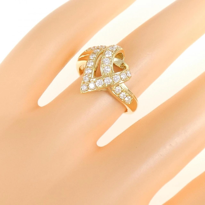 Nhẫn kim cương K18YG 0.41CT 669948