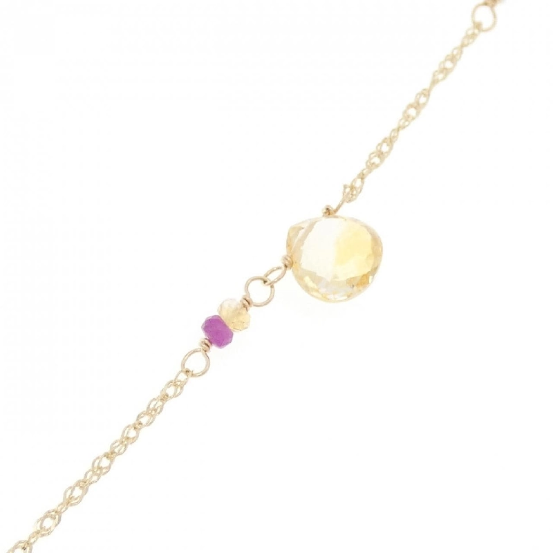 K10YG Đá màu Dây chuyền - Hàng hiệu Chính hãng 845845