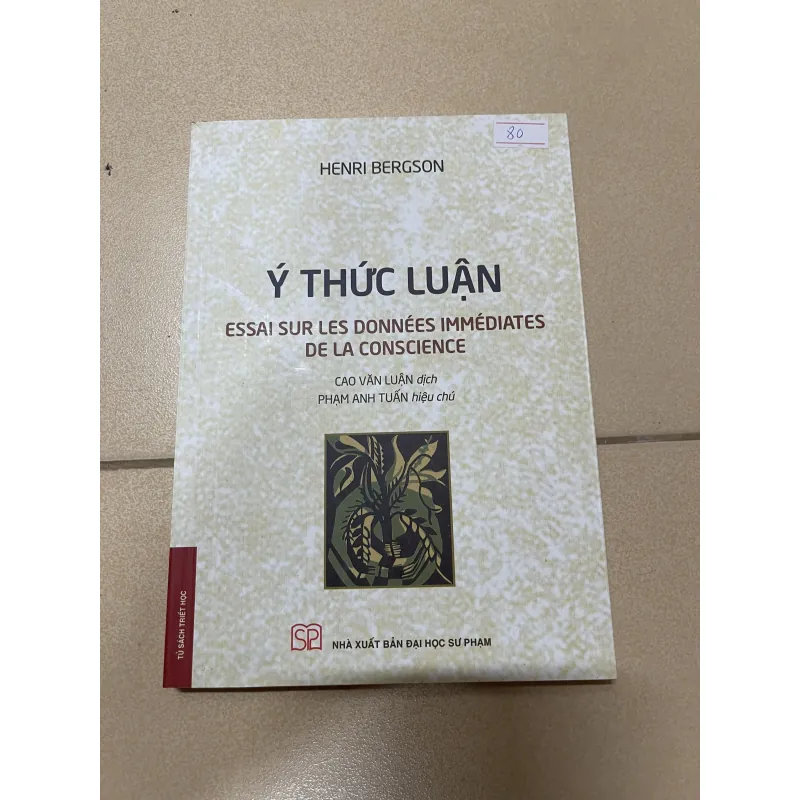 Ý Thức Luận - Henri Bergson  (c43) 975415