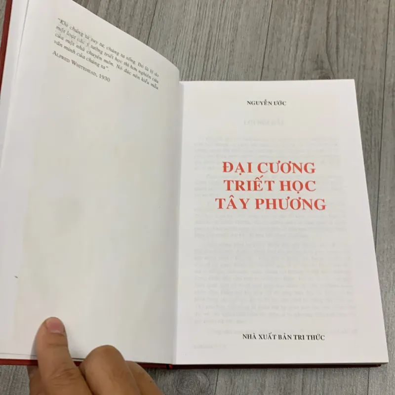 Đại cương triết học tây phương - nguyễn ước. 7a4 783443