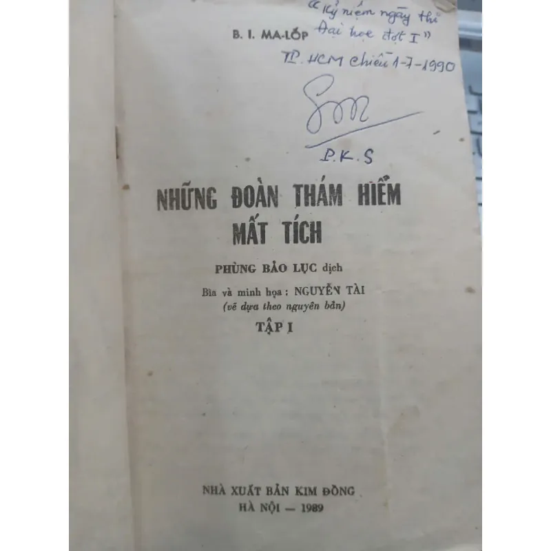 NHỮNG ĐOÀN THÁM HIỂM MẤT TÍCH - B. I. MA - LỐP (Phùng Bảo Lục dịch) 1002101