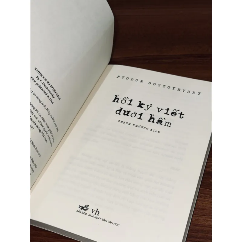 Hồi ký viết dưới hầm - Fyodor Dostoyevsky 1000899
