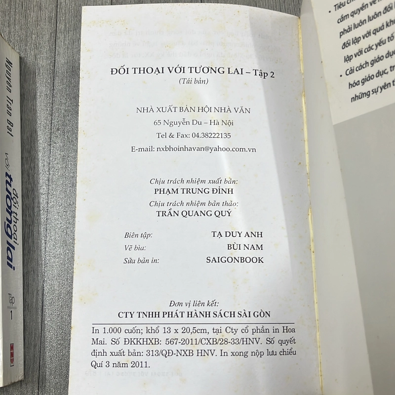 Nguyễn trần bạt- đối thoại với tương lai bộ 2 tập. 3a4 542824