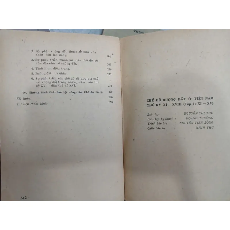 CHẾ ĐỘ RUỘNG ĐẤT Ở VIỆT NAM THẾ KỶ XI - XVIII (BỘ 2 TẬP) - TRƯƠNG HỮU QUÝNH 686992