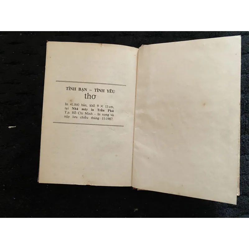 Tình bạn, tình yêu Thơ 1002901