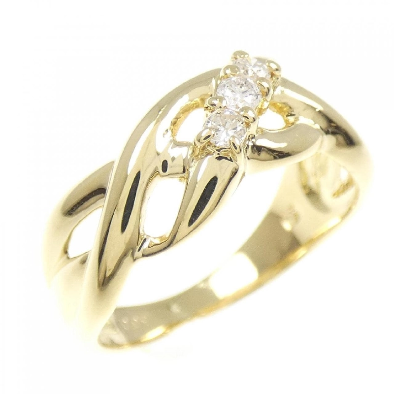 Nhẫn kim cương K18YG 0.09CT - Hàng hiệu Authentic 854626