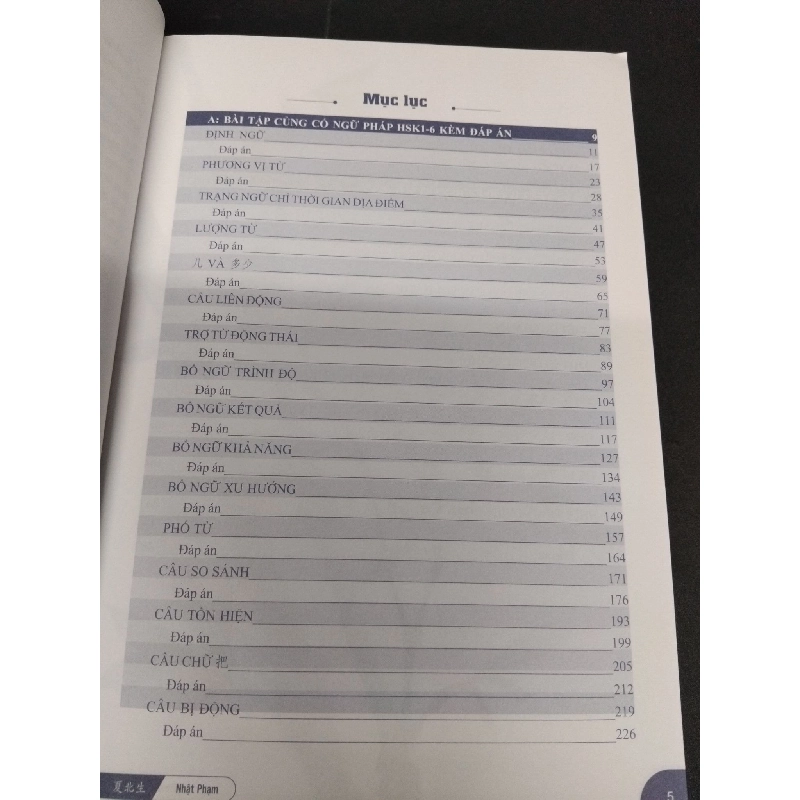Bài tập củng cố ngữ pháp HSK cấu trúc giao tiếp và luyện viết HSK 4-5 mới 90% ố nhẹ 2019 HCM1906 Nhật Phạm SÁCH HỌC NGOẠI NGỮ 915938
