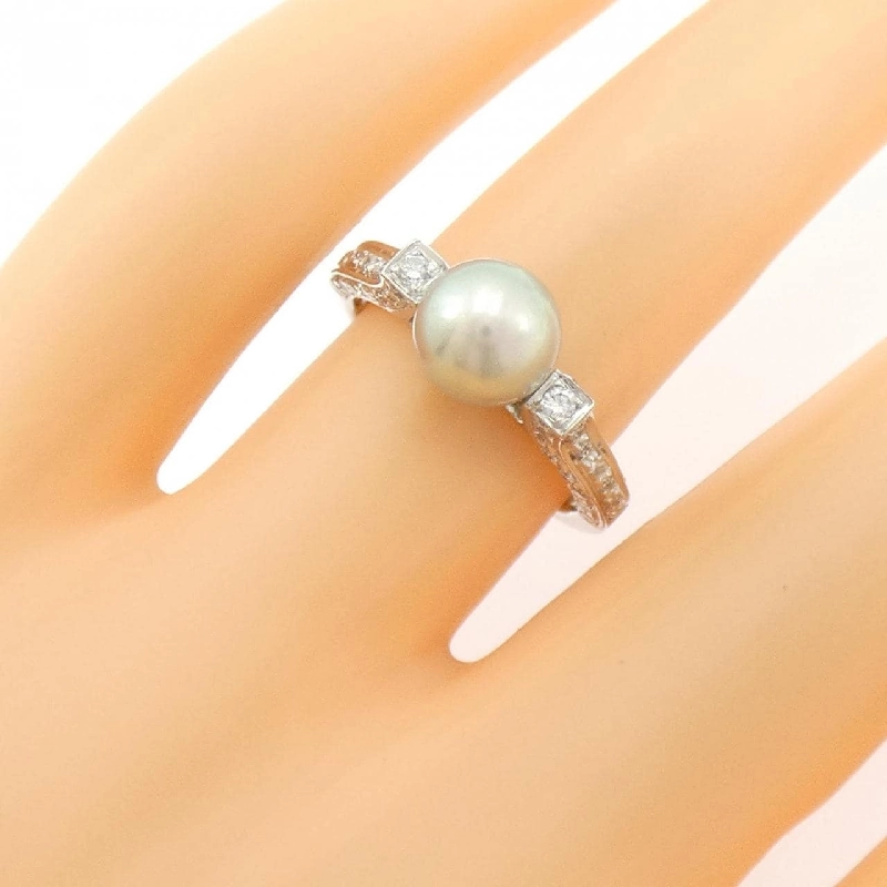 Nhẫn ngọc trai Akoya PT900 7.2mm - Hàng hiệu Chính hãng 846587