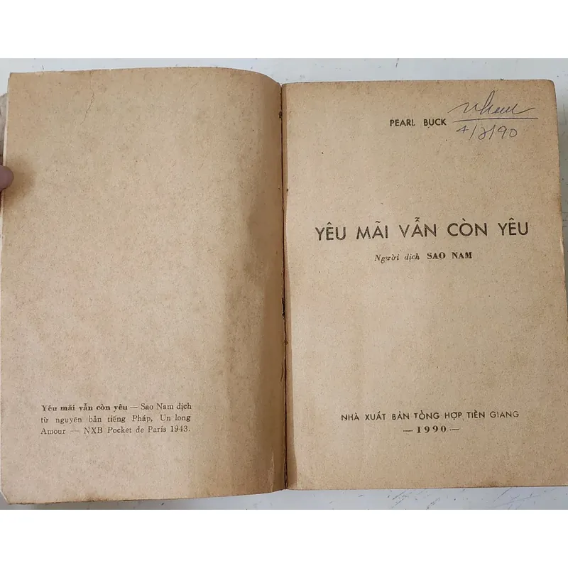 YÊU MÃI VẪN CÒN YÊU - Pearl Buck 703882