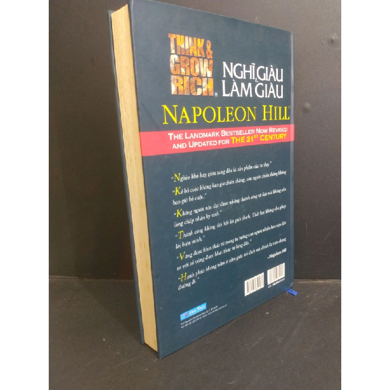 Nghĩ giàu và làm giàu (bìa cứng) mới 80% ố có viết và highlight 2020 HCM0412 Napoleon Hill KỸ NĂNG 353423