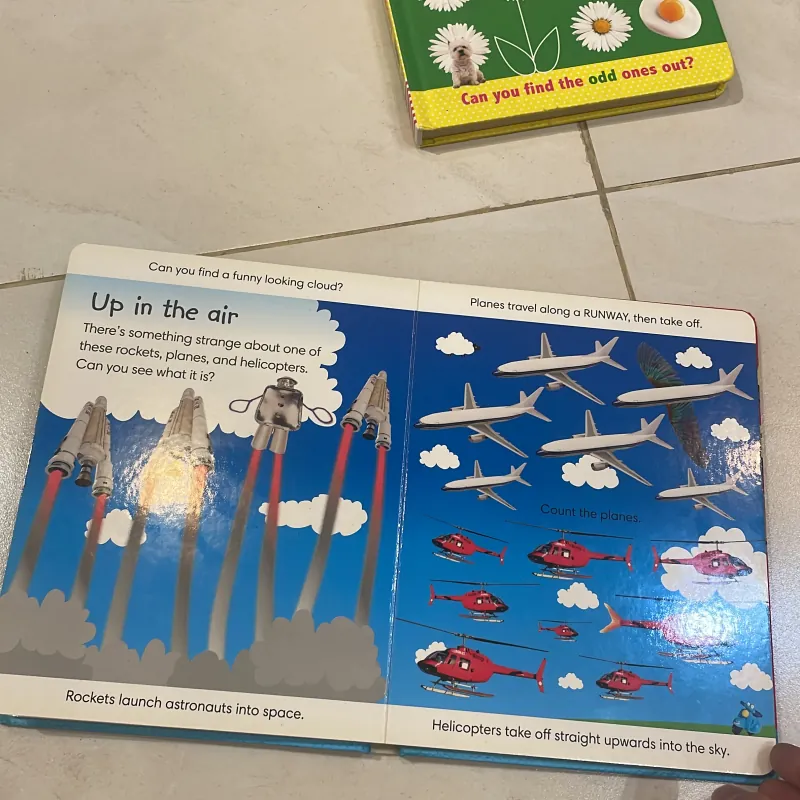 NGOẠI VĂN - tiếng anh trẻ em nxb DK nổi tiếng : Spot the Difference THINGS THAT GO  1027815