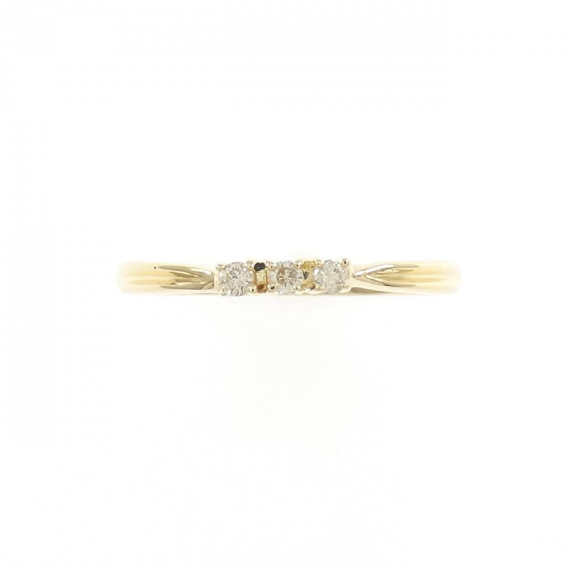 Nhẫn kim cương K18YG 0.05CT 668385