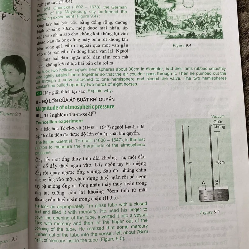 (song ngữ) Vật Lí 8 song ngữ Việt Anh  603162