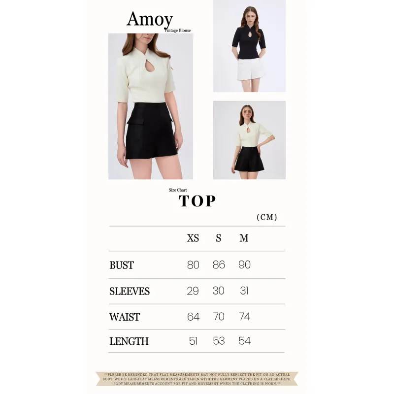 Áo cổ tàu/ Vintage Top 707588