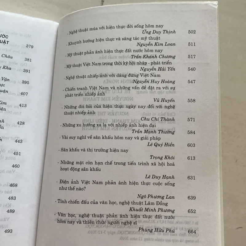 VĂN HỌC NGHỆ THUẬT PHẢN ÁNH HIỆN THỰC ĐẤT NƯỚC HÔM NAY (XB 2010) 590714