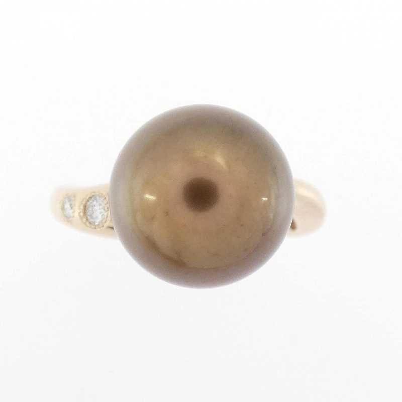 Nhẫn ngọc trai đen K18PG 11.6mm 671018