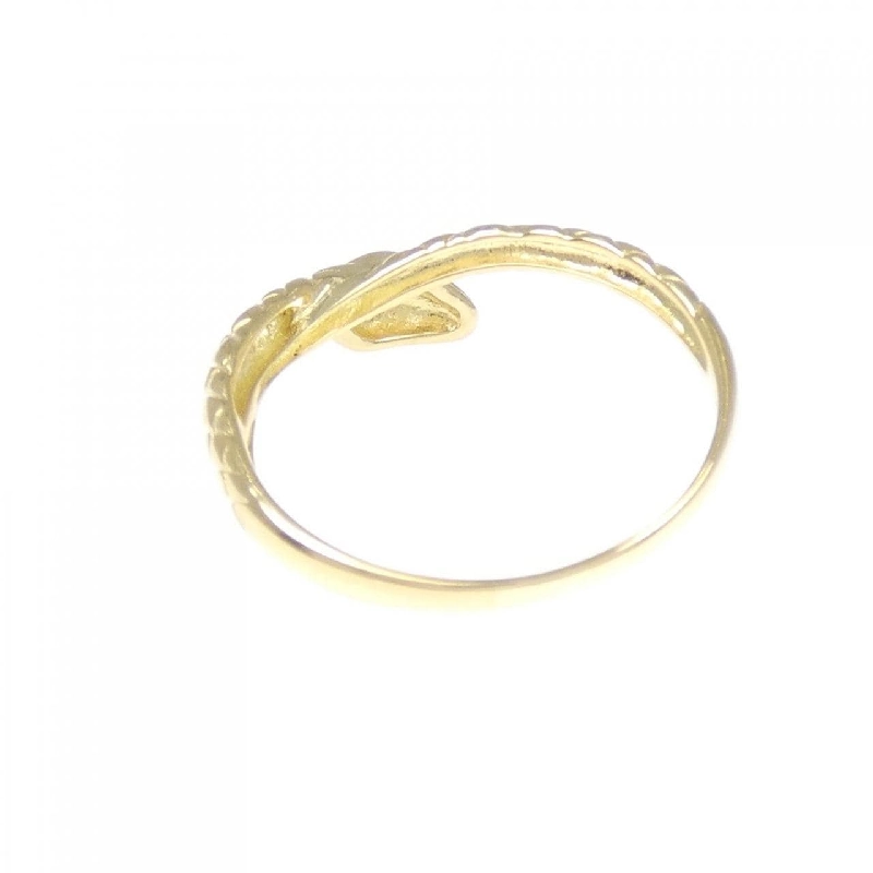 Nhẫn kim cương K18YG hình rắn 0.11CT 672847