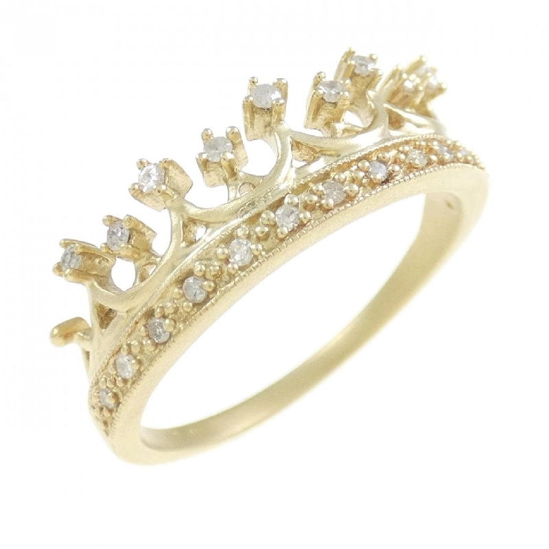 Nhẫn kim cương K10YG Tiara 0.11CT 672125